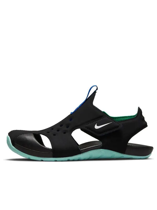 Сандалии солнцезащитные 2 Nike — изображение 1 из 4, черный/зеленый