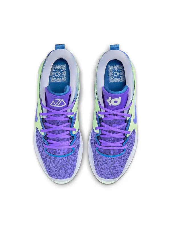 Кроссовки кд 15 эп Nike — изображение 4 из 4, фиолетовый/зеленый