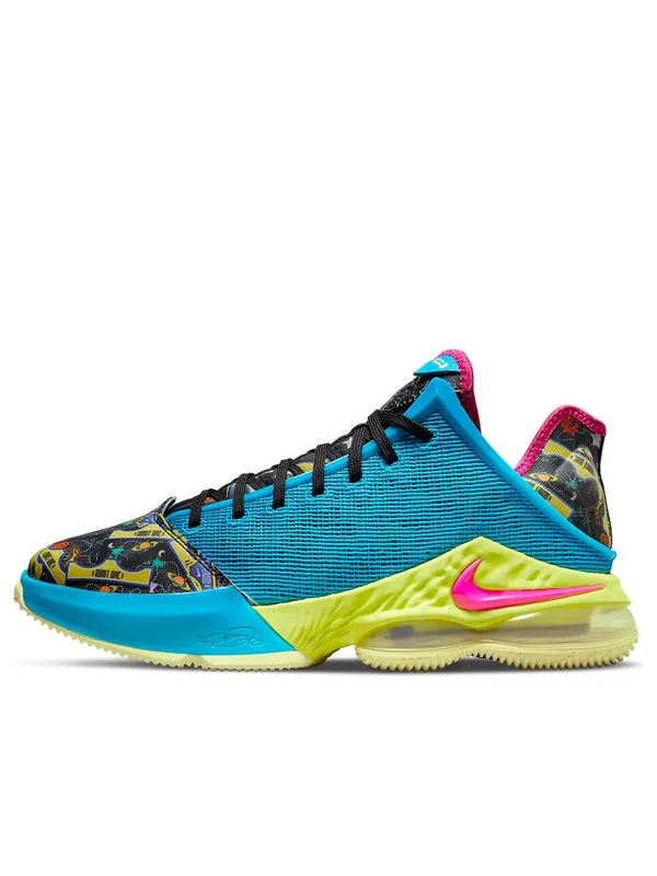 Кроссовки lebron 19 low 'lebronival' Nike — изображение 1 из 4, синий/зеленый