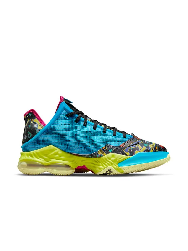 Кроссовки lebron 19 low 'lebronival' Nike — изображение 2 из 4, синий/зеленый