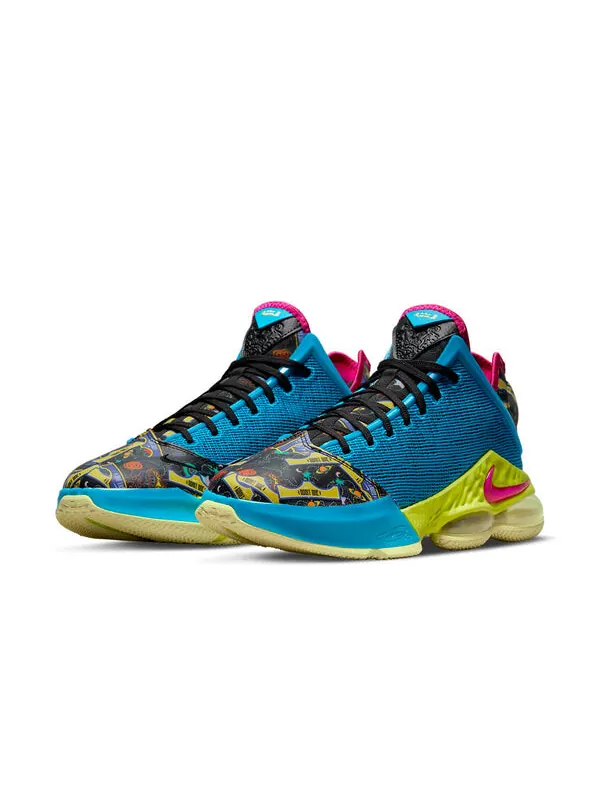 Кроссовки lebron 19 low 'lebronival' Nike — изображение 3 из 4, синий/зеленый