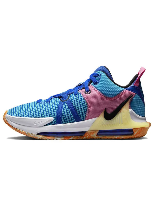 Кроссовки lebron witness 7 'hyper royal pink' Nike — изображение 2 из 4, синий/белый/черный
