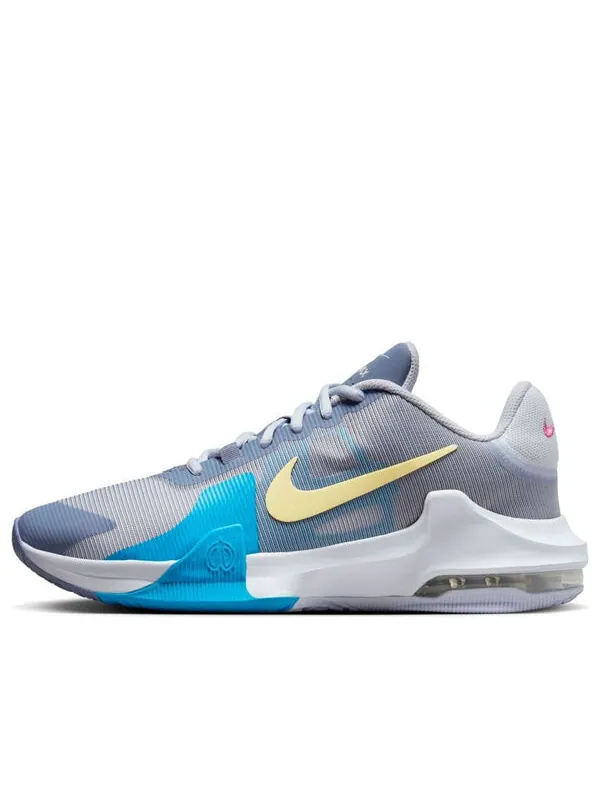 Кроссовки air max impact 4 'ashen slate citron tint' Nike — изображение 1 из 4, серый/синий/белый