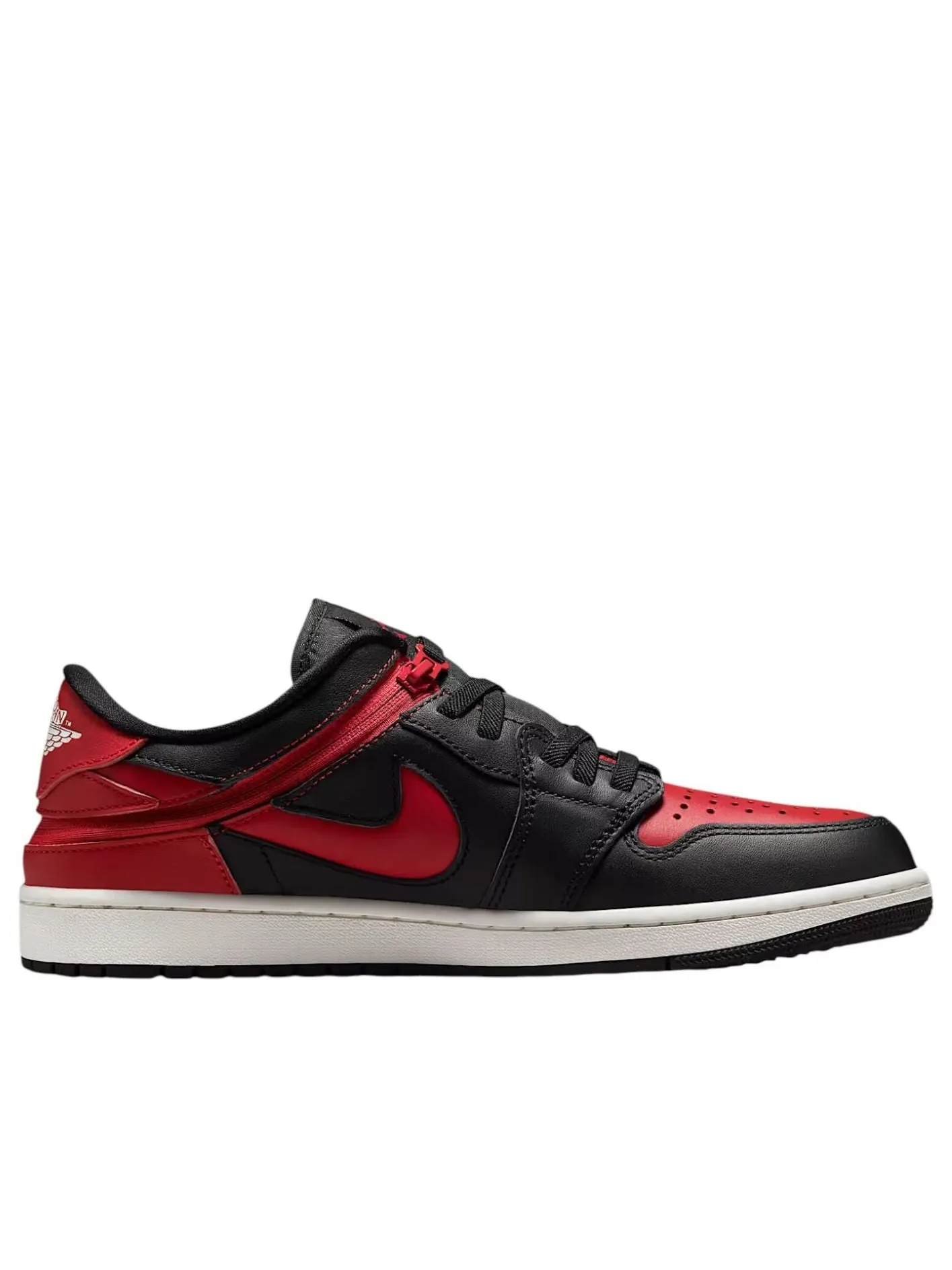Кроссовки Air Jordan 1 Low Yeezy-On 'Black Varsity Red' — изображение 6 из 6, черный