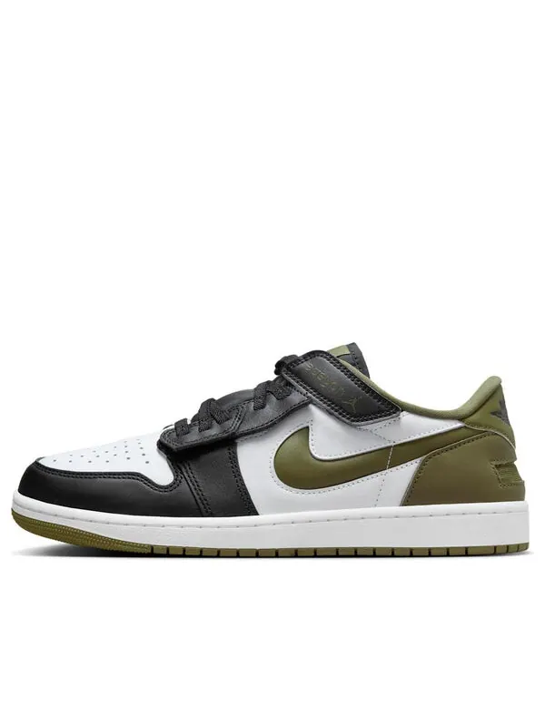Кроссовки 1 low easyon 'white black medium olive' Air Jordan — изображение 1 из 4, белый/черный/оливковый