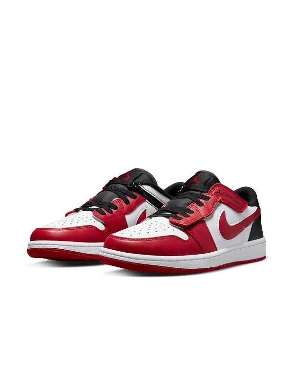 Кроссовки 1 low flyease 'white gym red' Air Jordan — изображение 3 из 4, белый/черный/красный