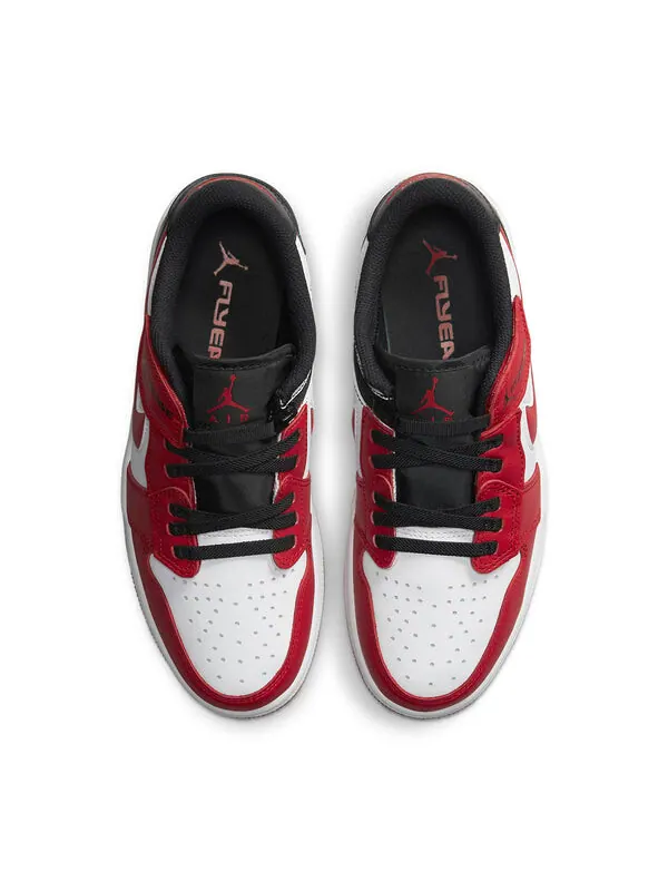 Кроссовки 1 low flyease 'white gym red' Air Jordan — изображение 4 из 4, белый/черный/красный