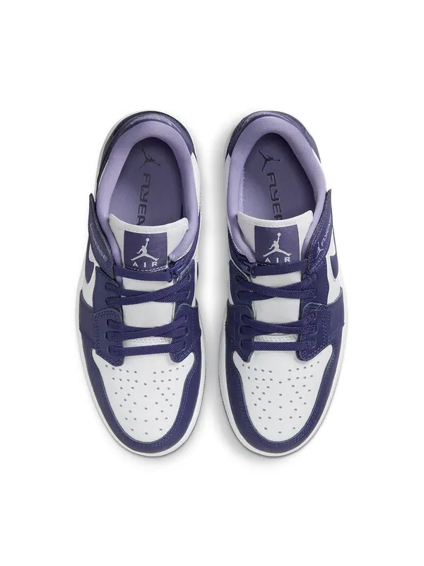 Кроссовки 1 с низким подъемом Air Jordan — изображение 4 из 4, фиолетовый/белый