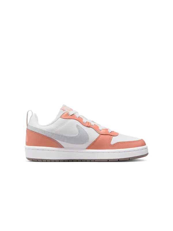 Кроссовки Court Borough Low 2 SE Nike — изображение 2 из 4, белый/оранжевый