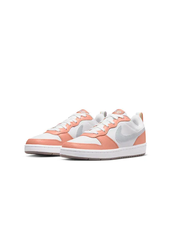 Кроссовки Court Borough Low 2 SE Nike — изображение 3 из 4, белый/оранжевый