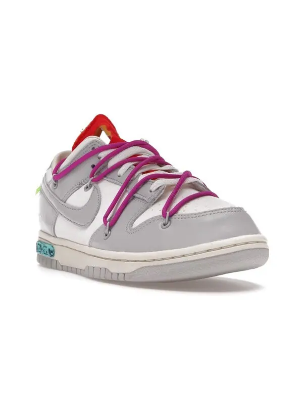 Кроссовки x off-white dunk low 'lot 45 of 50' Nike — изображение 3 из 4, серый