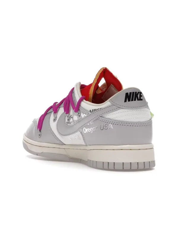 Кроссовки x off-white dunk low 'lot 45 of 50' Nike — изображение 4 из 4, серый
