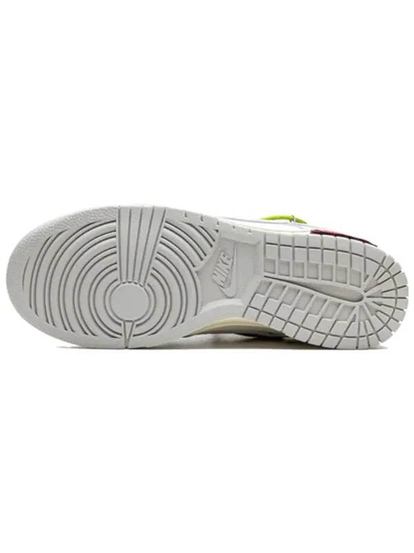 Кроссовки x off white dunk low Nike — изображение 4 из 4, серый/белый