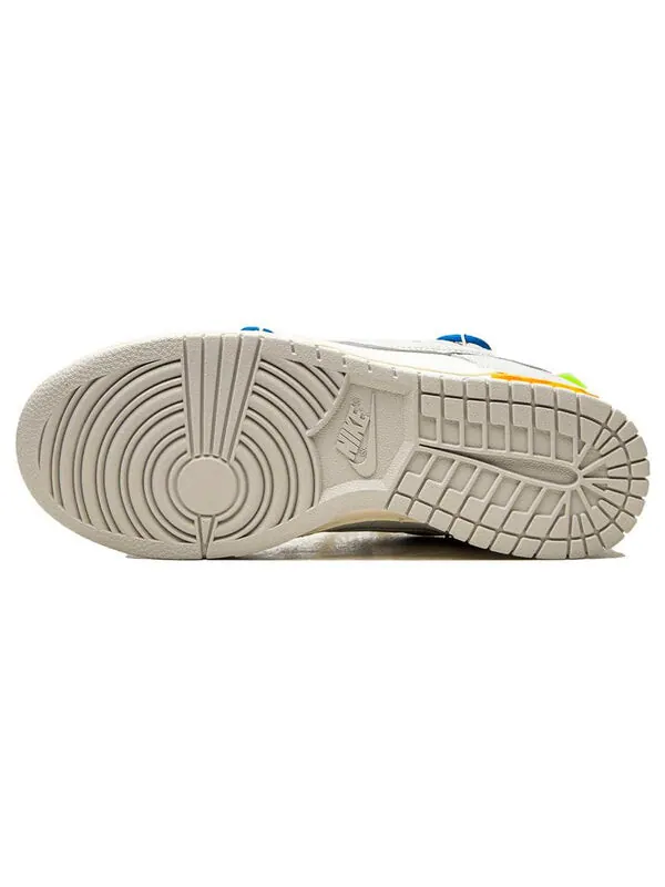 Кроссовки x off white dunk low Nike — изображение 4 из 4, серый/белый