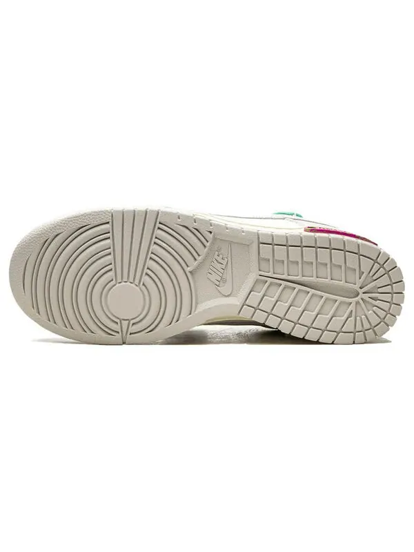 Кроссовки x off white dunk low Nike — изображение 4 из 4, серый/белый