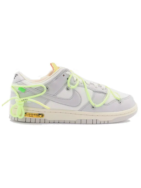 Кроссовки x off-white dunk low 'lot 43 of 50' Nike — изображение 2 из 4, серый