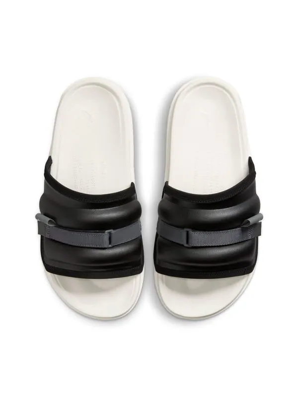 Тапочки super play slide 'black phantom' Air Jordan — изображение 3 из 4, черный/серый