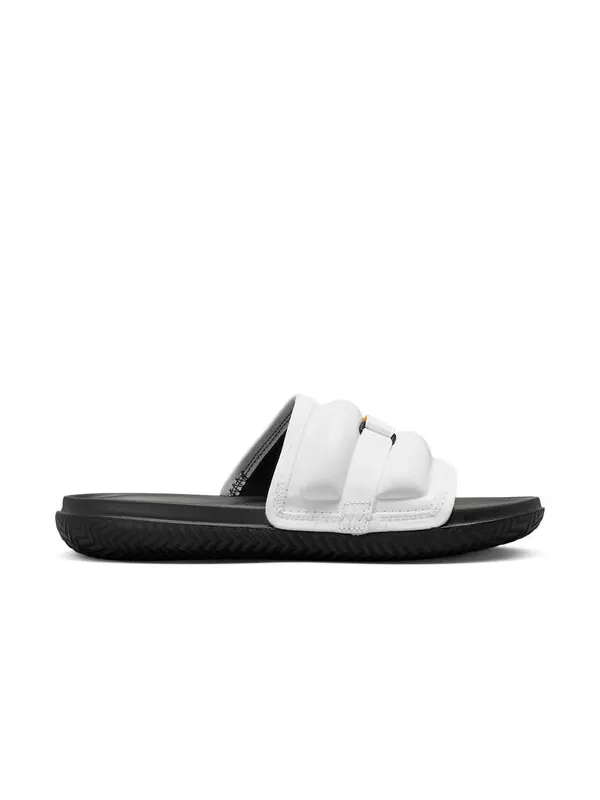 Тапочки super play slide 'white taxi' Air Jordan — изображение 2 из 4, белый/оранжевый