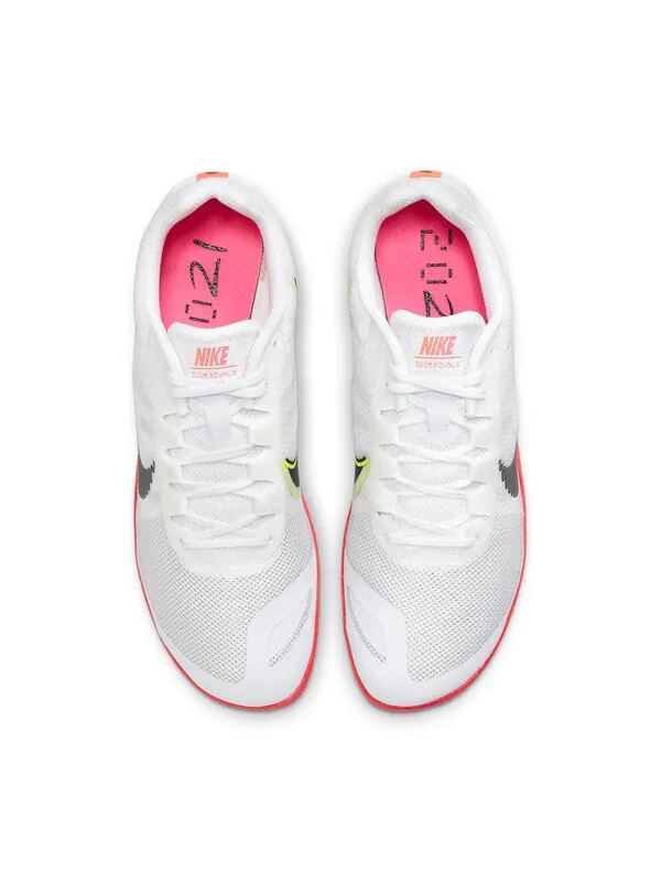 Кроссовки air zoom rival d 10 white/grey Nike — изображение 2 из 4, белый/серый