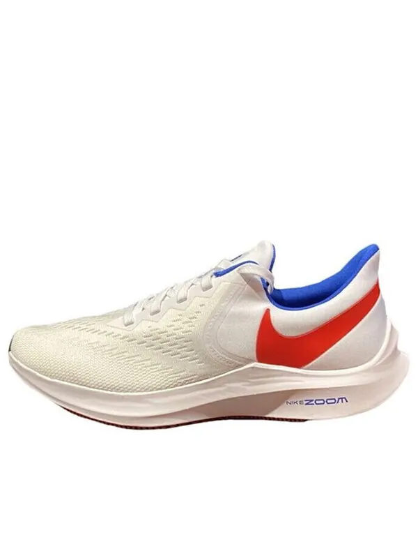 Кроссовки air zoom winflo 6 Nike — изображение 1 из 4, белый/синий/красный