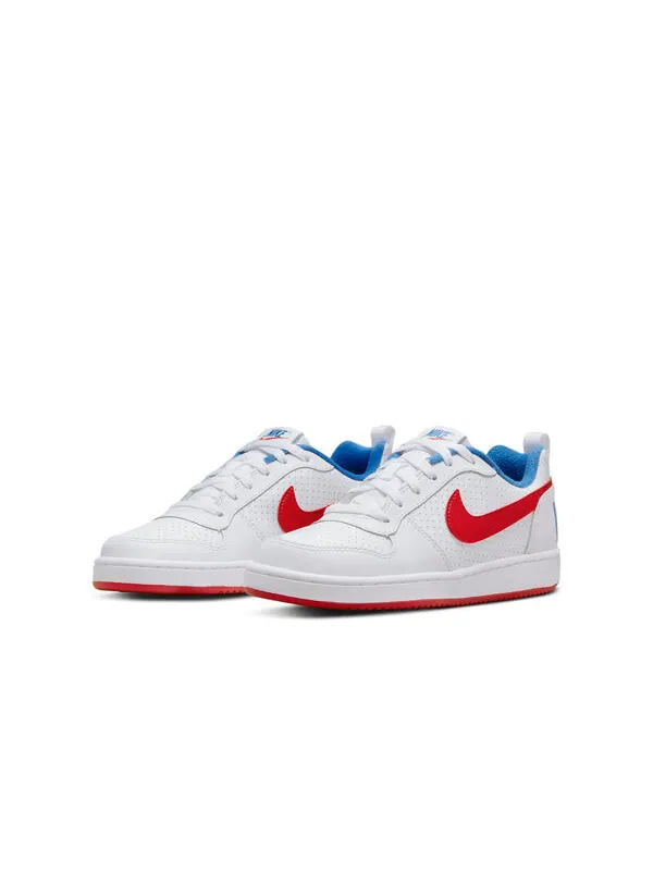 Кроссовки Court Borough Low Nike — изображение 3 из 4, белый/синий/красный