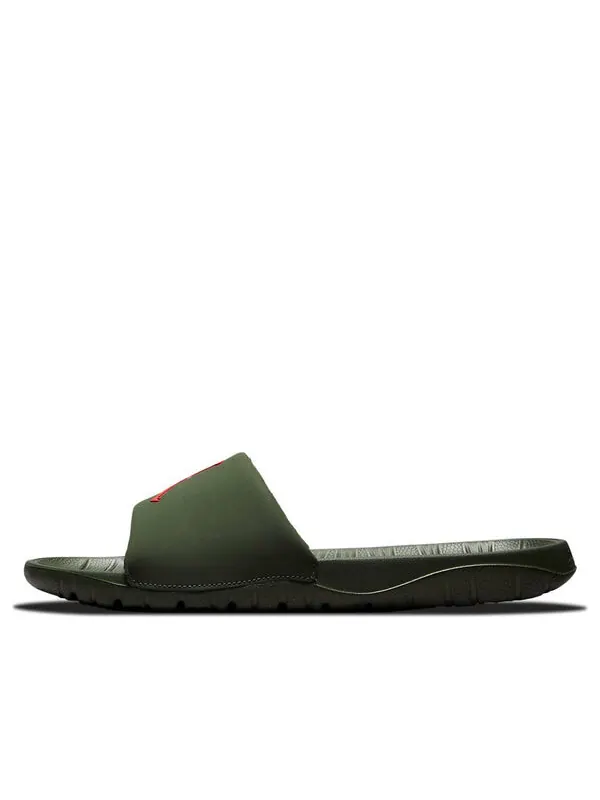 Тапочки break slide 'bayou boys' Air Jordan — изображение 1 из 4, зеленый/красный