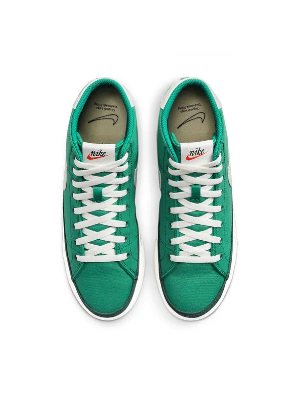 Кроссовки Court Legacy Canvas Mid Nike — изображение 4 из 4, зеленый/белый