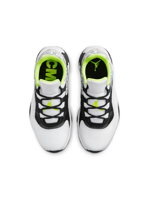 Кроссовки 11 см фут низкие se Air Jordan — изображение 4 из 4, белый/черный/зеленый