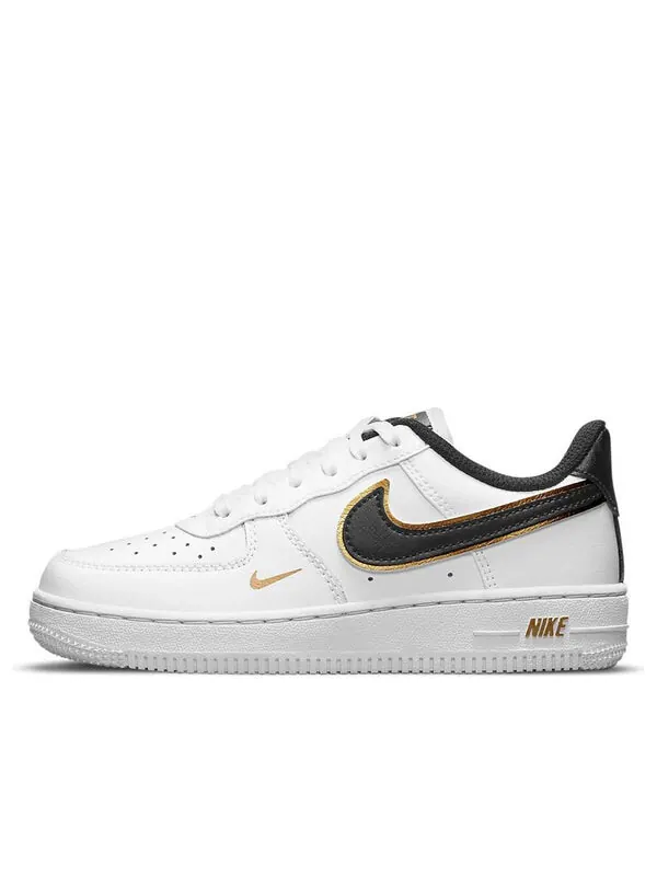 Кроссовки force 1 lv8 Nike — изображение 1 из 4, белый/черный/золотистый