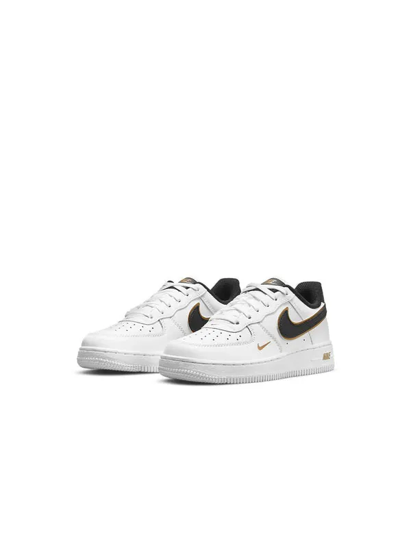 Кроссовки force 1 lv8 Nike — изображение 3 из 4, белый/черный/золотистый