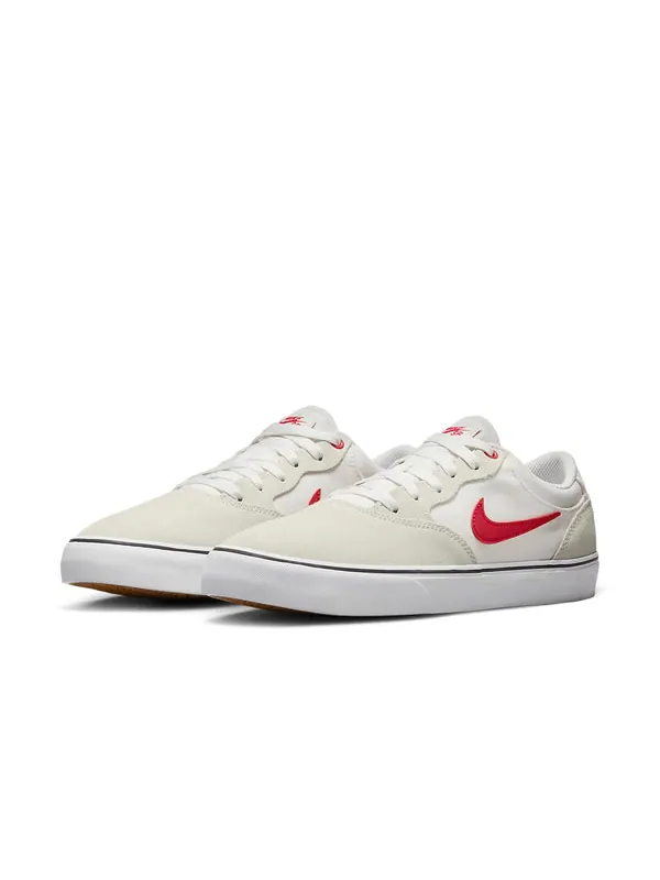 Кроссовки chron 2 sb 'white university red' Nike — изображение 3 из 4, белый//белый/красный