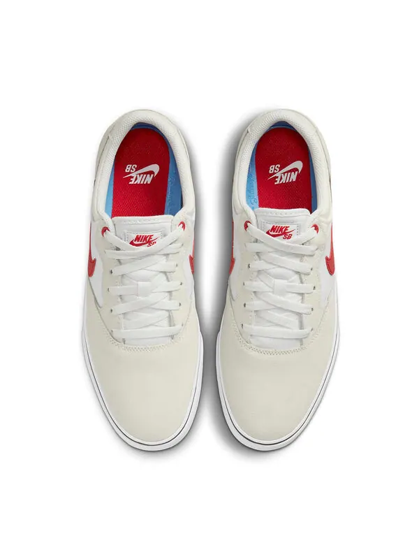 Кроссовки chron 2 sb 'white university red' Nike — изображение 4 из 4, белый//белый/красный