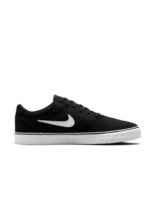 Кроссовки chron 2 холст sb Nike — изображение 2 из 4, черный/белый