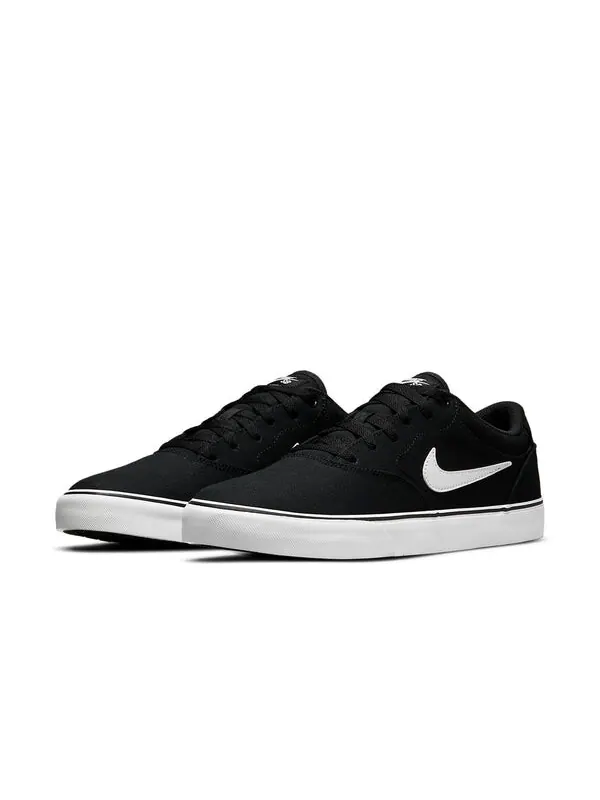 Кроссовки chron 2 холст sb Nike — изображение 3 из 4, черный/белый