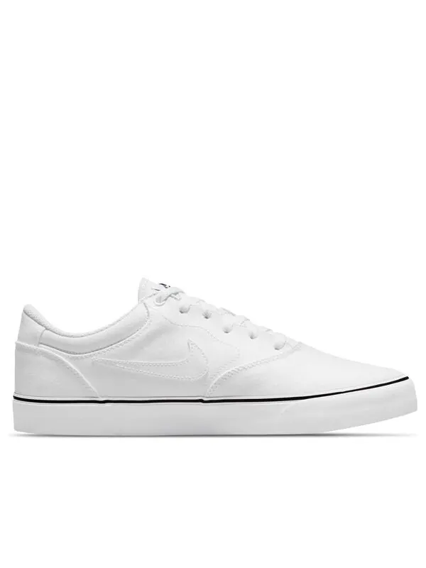 Кроссовки chron 2 canvas sb 'triple white' Nike — изображение 2 из 4, белый