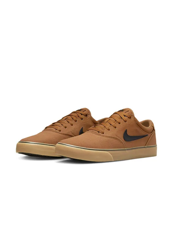 Кроссовки chron sb 2 холст Nike — изображение 3 из 4, коричневый/черный