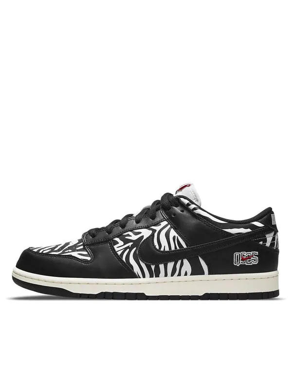 Кроссовки x quartersnacks sb dunk low Nike — изображение 1 из 4, черный/белый