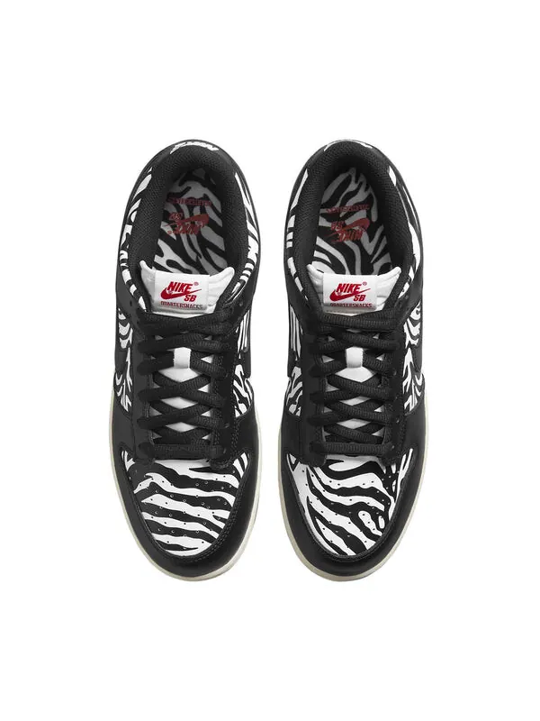 Кроссовки x quartersnacks sb dunk low Nike — изображение 4 из 4, черный/белый