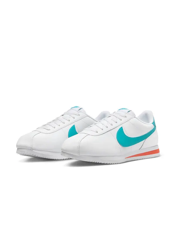 Кроссовки Кортес Nike — изображение 3 из 4, белый/зеленый