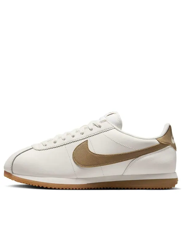 Кроссовки cortez leather Nike — изображение 1 из 4, бежевый