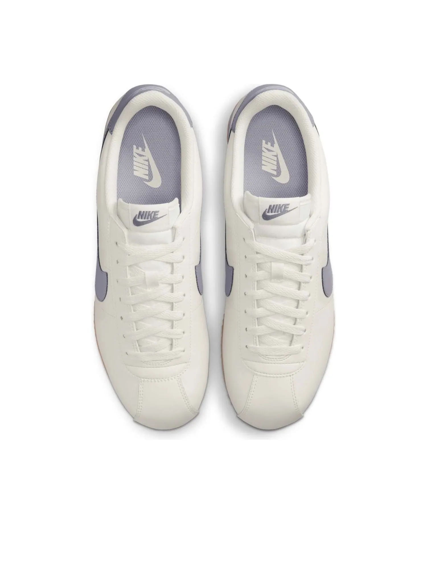 Кроссовки Nike Cortez Leather 'Sail Gum Yellow Red' — изображение 2 из 6, бежевый