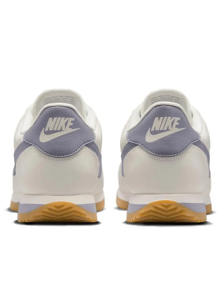 Кроссовки Nike Cortez Leather 'Sail Gum Yellow Red' — изображение 3 из 6, бежевый