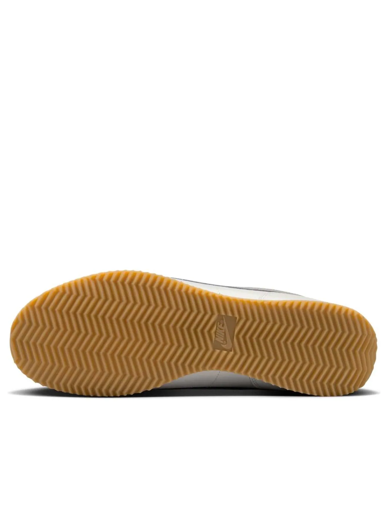 Кроссовки Nike Cortez Leather 'Sail Gum Yellow Red' — изображение 5 из 6, бежевый