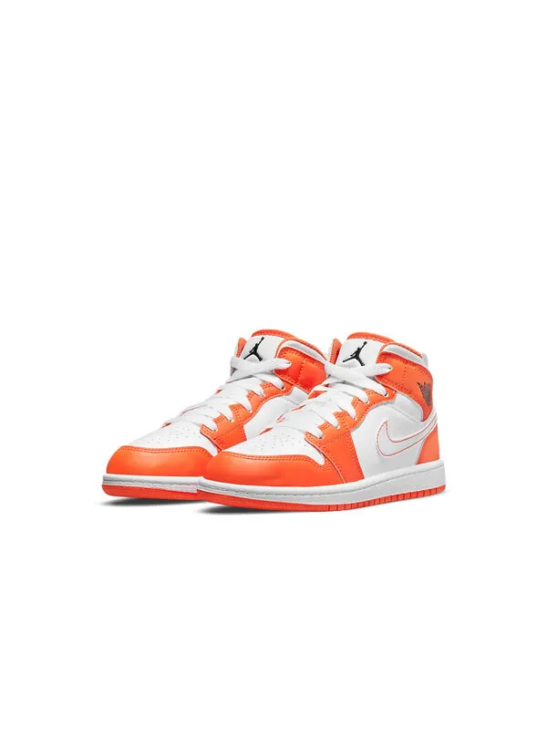 Кроссовки 1 с Air Jordan — изображение 3 из 4, белый/оранжевый