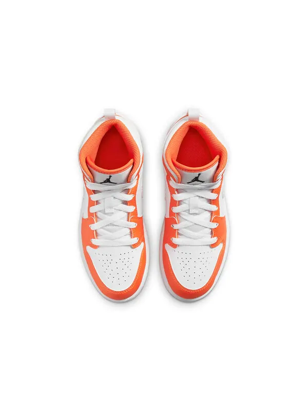 Кроссовки 1 с Air Jordan — изображение 4 из 4, белый/оранжевый