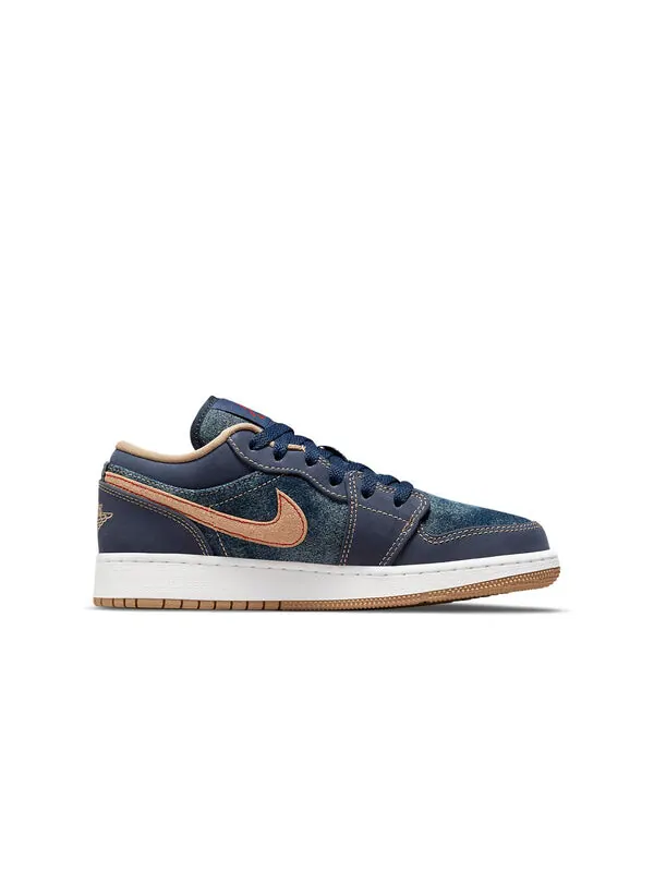 Кроссовки 1 low se Air Jordan — изображение 2 из 4, синий