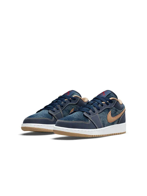 Кроссовки 1 low se Air Jordan — изображение 3 из 4, синий