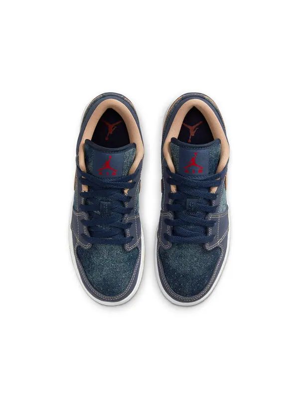 Кроссовки 1 low se Air Jordan — изображение 4 из 4, синий
