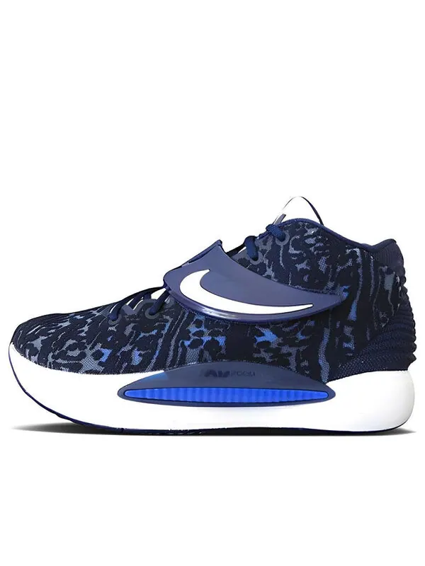 Кроссовки kd 14 tb 'college navy' Nike — изображение 1 из 1, темно-синий/белый
