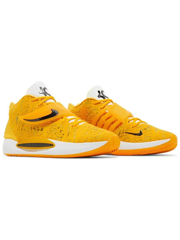 Кроссовки кд 14 тб Nike — изображение 3 из 4, золотистый/черный